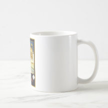 Art vintage de voyage de l'Inde de visite Mugs À Café