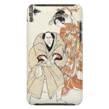 Art vintage japonais frais de geisha et d'homme d' coques barely there iPod