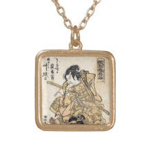Art vintage japonais frais de guerrier de samuraj  bijouterie