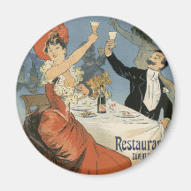 Art vintage Nouveau ; Olympia de Taverne, partie d Magnets