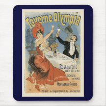 Art vintage Nouveau ; Olympia de Taverne, partie d Tapis De Souris