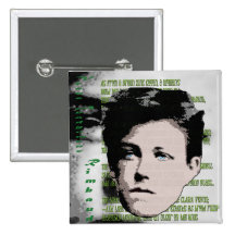 Arthur Rimbaud Badge Avec Épingle