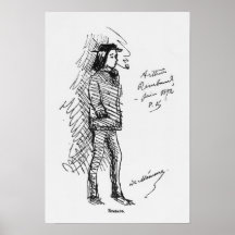 Arthur Rimbaud en juin 1872 Posters
