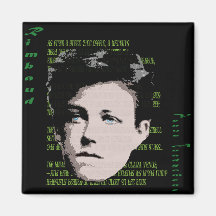 Arthur Rimbaud Magnets Pour Réfrigérateur