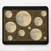 Articles coordonnés de pleine lune tapis de souris