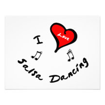 Articles de danse de Salsa - danse de Salsa de coe Invitation Personnalisable