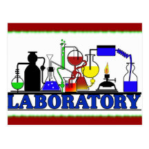 ARTICLES DE LABORATOIRE - INSTALLATION DE VERRERIE CARTE POSTALE