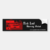Artiste affamé Erik Leal Adhésif Pour Voiture