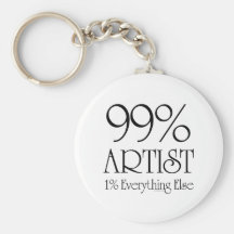 Artiste de 99% porte-clefs