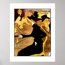 Artistes célèbres Henri De Toulouse Lautrec d'affi