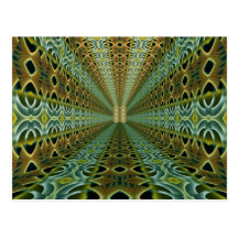 Arts abstraits - motif 05 de kaléidoscope cartes postales