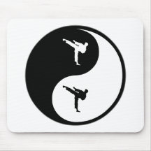 Arts martiaux de Yin Yang Tapis De Souris