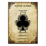 As de trèfle - carte de visite