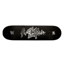 As et Eights (la main de l'homme mort) Skateboards Customisés