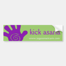 asana de coup-de-pied adhésif pour voiture