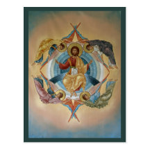 Ascension de carte de prière du Christ Cartes Postales