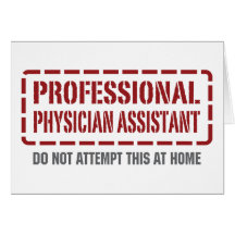 Assistant professionnel de médecin cartes de vœux