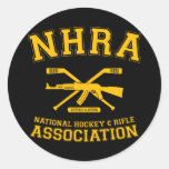 Association nationale d'hockey et de fusil adhésif rond