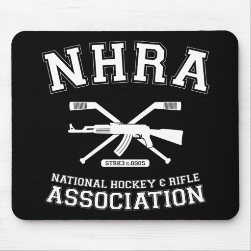 Association nationale Mousepad d'hockey et de fusi Tapis De Souris