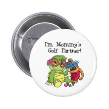 Associé du golf de la maman de tortue pin's