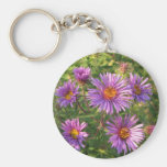 Asters sauvages Keychain Porte-clefs
