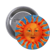 Astrologie Sun Badges Avec Agrafe