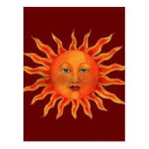 Astrologie Sun Cartes Postales