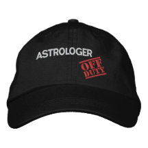Astrologue qui n'est pas de service casquette de baseball brodée