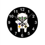 Astronaute Kitty Horloge