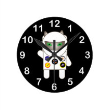 Astronaute Kitty Horloge