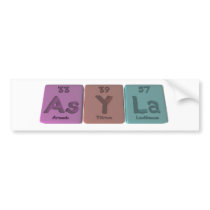 Asyla-Comme-y-La-arsenic-yttrium-Lanthane autocollants pour voiture