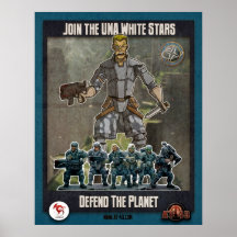 AT-43 comique : Défendez la planète Posters