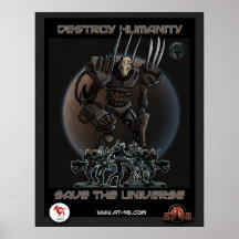 AT-43 comique : Sauvez l'univers Affiche
