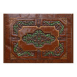ATC en cuir de ~ de boîte Modèle De Carte De Visite