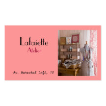 Atelier de Couture Modèle De Carte De Visite