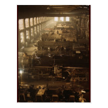 Atelier de locomotive de Jack Delano Carte Postale