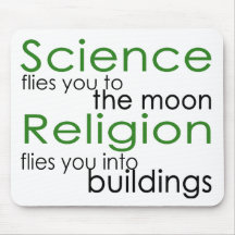 Athée de religion et de la Science Tapis De Souris
