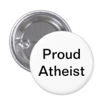 Athée fier badges avec agrafe