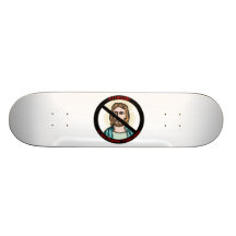 Athéisme non une organisation de prophète plateau de skateboard