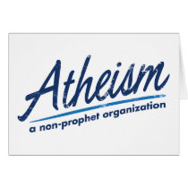 Athéisme une organisation de non-prophète cartes