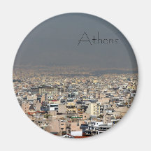 Athènes Grèce, Athènes Aimant Pour Réfrigérateur