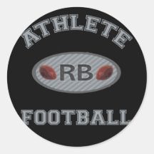 ATHLÈTE - RB - LE FOOTBALL AUTOCOLLANTS