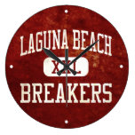 Athlétisme de briseurs de Laguna Beach Horloge Murale