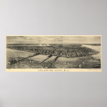 Atlantic City, New Jersey 1905 Affiche