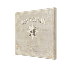 Atlas de main de page titre des parties de la terr toiles tendues sur châssis