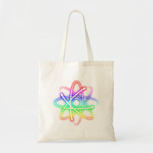Atome rougeoyant coloré - sac