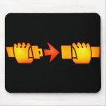 Attachez le tapis de souris de signe de ceinture d