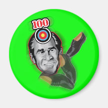 Attaque de la chaussure @ George Bush de chaussure Aimants Pour Réfrigérateur