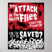 Attaque de mouches ! posters
