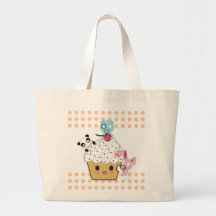 Attaque de petit gâteau ! (>_<) sacs de toile